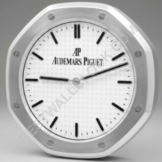 Audemars Piguet Royal Oak Style – Dealer Display Wall Clock (White Dial)