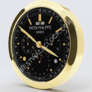 Patek Philippe Grand Complication Style – Dealer Display Wall Clock 38cm (Gold & Black Edition)