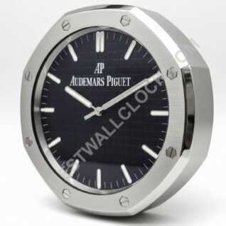 Royal Oak Dealer Display Wall Clock | Silver & Black Edition